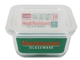 Heat resistant glass container