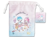 Sanrio drawstring bag, little twin stars, 5.51 x 7.28 in, 10pks