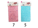 Wrapping cloth, dots, 2 assort, 19.69 x 19.69 in, 12pks