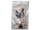Steel hanging accessory, rooster, 2.56 x h7.48 in, 12pks