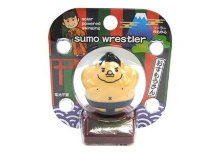 Solar Power Dancing Toy Sunny Jiggler Sumo Wrestler Home Car Decor Gift 