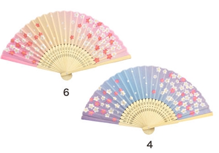 Japanese Sensu Folding Fan For Ladies Cherry Blossoms FA-L2801 from Japan 